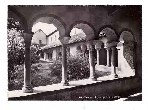 CH 8200 SCHAFFHAUSEN SH, Kreuzgang im Münster