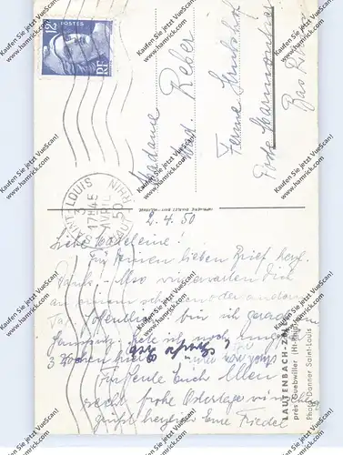 F 68610 LAUTENBACH - ZELL, Dorfansicht 1950