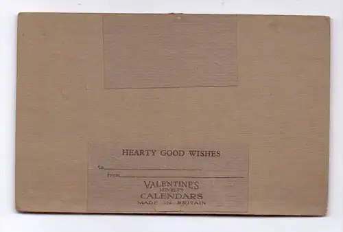 UK - SCOTLAND - EDINBURGH, Castle from East Princess Street Gardens, Valentines, Hearty good wishes