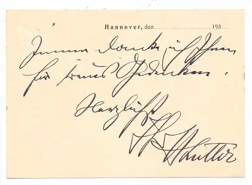 3000 HANNOVER, Professor Heinrich Lutter, 1858 - 1937, Pianist, Klavierpädagoge, Autograph & Schriftverkehr