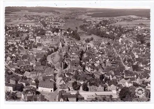8540 SCHWABACH, Luftaufnahme, 1955