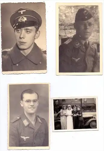 MILITÄR - WEHRMACHT, 3 Photo-AK, 1 Photo