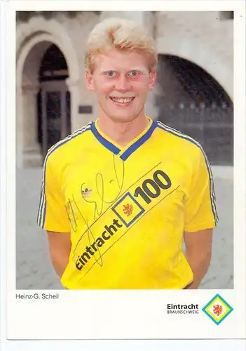 FUSSBALL - EINTRACHT BRAUNSCHWEIG - HEINZ-G. SCHEIL, Autogramm