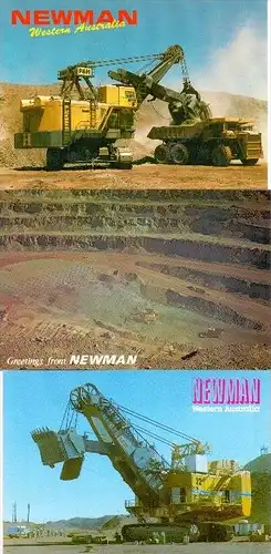 BERGBAU - MINING, Newman Australia, Bagger, 3 AK