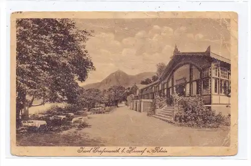 5340 BAD HONNEF - GRAFENWERTH, Restaurant, 1918, Druckstellen