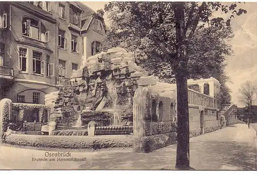 4500 OSNABRÜCK, Brunnen am Herrenteichswall