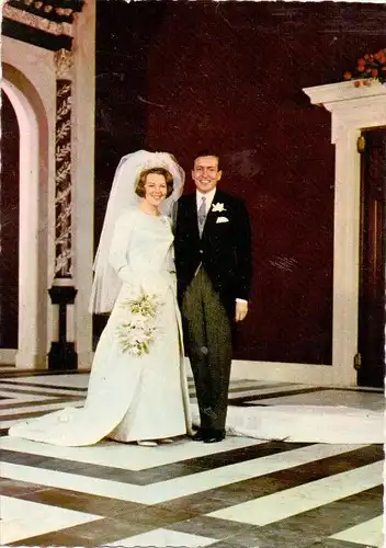 MONARCHIE - NIEDERLANDE - Huwelijk Beatrix / Claus