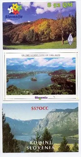 SLOVENIJA / SLOWENIEN - 5 QSL-Karten