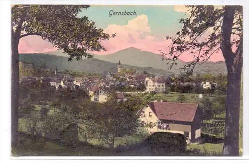 7562 GERNSBACH, Panorama, 1918, color