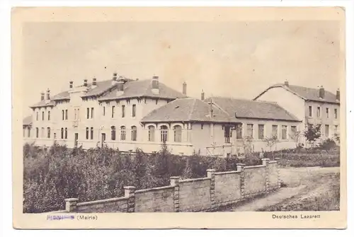 F 54490 PIENNES, Mairie, Deutsches Lazarett, 1918, deutsche Feldpost