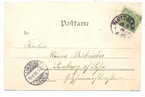 4630 BOCHUM - WEITMAR, Postgeschichte, Einkreis-Stempel 1899