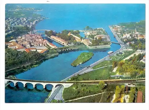 I 37019 PESCHIERA, Lago di garda, Veduta aerea