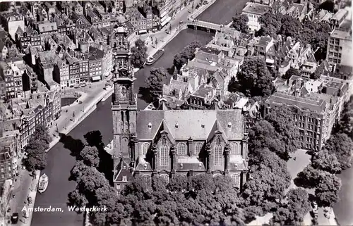 NL - NOORD-HOLLAND - AMSTERDAM, Westerkerk, Luchtopname