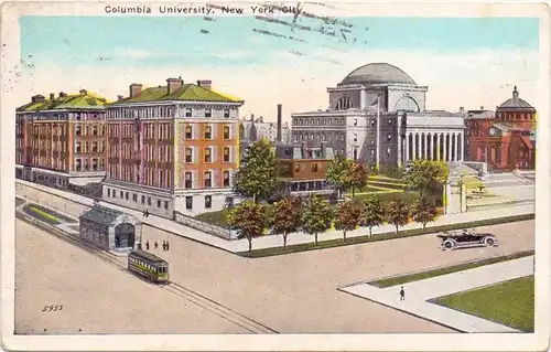 USA - NEW YORK - Columbia  University, 1924