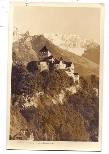 LIECHTENSTEIN - VADUZ, Schloss, 1945