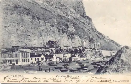 GIBRALTAR - Catlan Bay, 1904