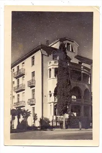 HR 51410 OPATIJA / Abbazia, Hotel Zagreb, 50er Jahre, kl. Knick