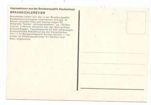 5010 BERGHEIM, Rheinbraun Braunkohleabbau, Schaufelbagger