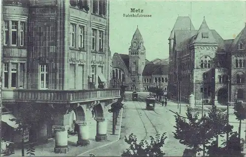 F 57000 METZ, Bahnhofstrasse, La Gare, Tram - Strassenbahn
