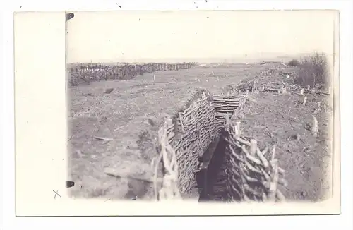 F 60220 FORMERIE, 1.Weltkrieg, Stellung bei Formerie, Photo-AK