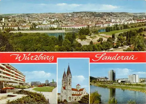 8700 WÜRZBURG - SANDERAU, Mehrbild