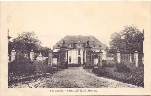 F 57220 CHARLEVILLE - SOUS - BOIS,  Sanatorium
