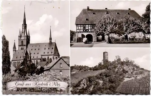 6229 KIEDRICH, Winzerhaus, 1961