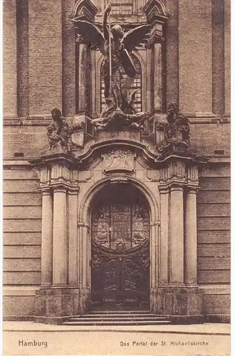 2000 HAMBURG, Michaeliskirche, Portal