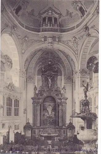 2000 HAMBURG, Michaeliskirche, Altar & Kanzel