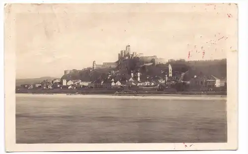 SK 91100 TRENCIN, Panorama, 1942, Zensur