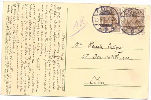 5010 BERGHEIM - PAFFENDORF, Schloss, 1910