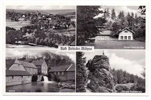 4788 WARSTEIN - BELECKE, Mehrbild, 1952