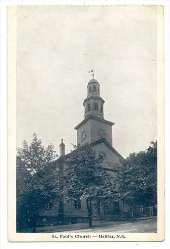 CANADA - NOVA SCOTIA - HALIFAX, St. Paul's Church, Druckstelle - AF