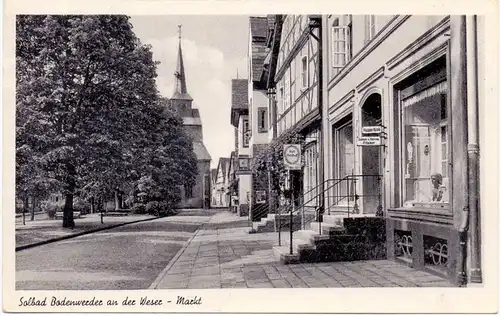 3452 BODENWERDER, Markt, 1951