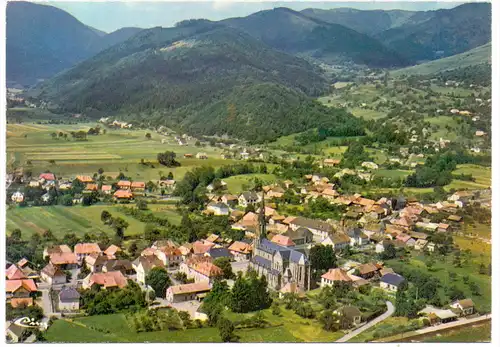 F 68470 FELLERING / FELLERINGEN, Vue airienne, CIM-Macon