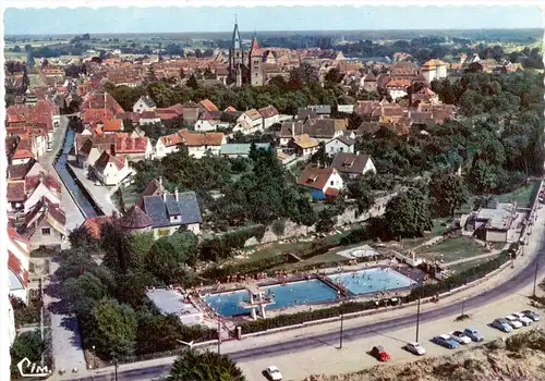 F 67160 WISSEMBOURG / WEISSENBURG, La Piscine, Vue airienne, CIM-Macon