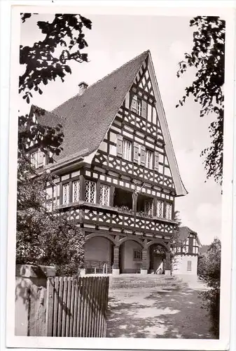 7170 GAILDORF, Gräfl. v. Pückler i. Limburgsches Forsthaus, 1953
