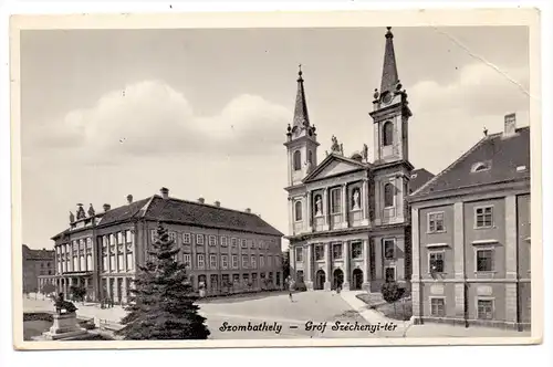 H 9700 SZOMBATHELY, Graf Szechenyi-ter, 1934, Druckstelle