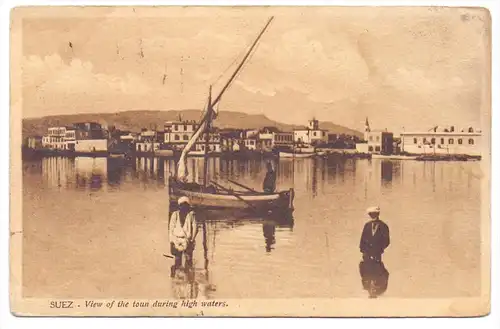 ÄGYPTEN / EGYPT - SUEZ, High water