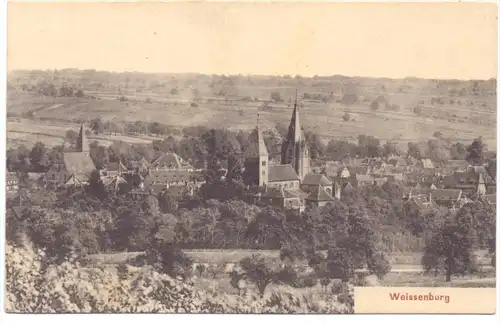 F 67160 WISSEMBOURG / WEISSENBURG, Panorama