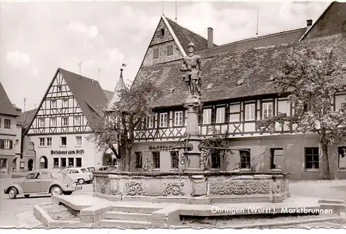 7110 ÖHRINGEN, Marktbrunnen, 1962