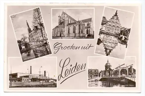 ZUID-HOLLAND - LEIDEN, Groeten uit