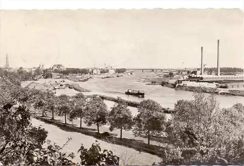 NL - GELDERLAND - ARNHEM, Rijngezicht, 1958