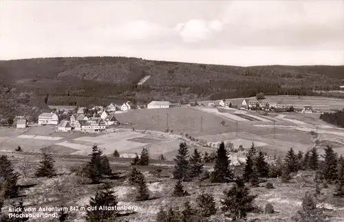 5788 WINTERBERG - ALTASTENBERG, Blick vom Astenturm, 1957