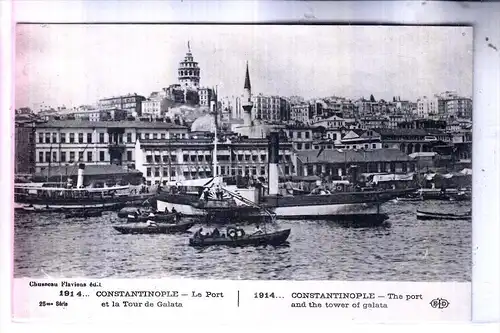 TR 34... ISTANBUL / Constantinople, Hafen, 1914