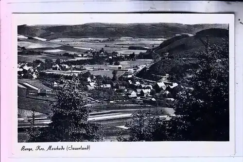 5778 MESCHEDE - BERGE, Panorama, 1955