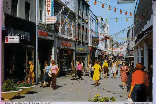 UK - CHANNEL ISLANDS - JERSEY - ST. HELIER, King Street Precint, 1981