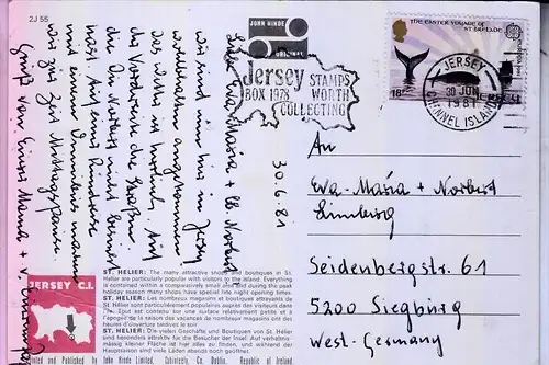 UK - CHANNEL ISLANDS - JERSEY - ST. HELIER, King Street Precint, 1981