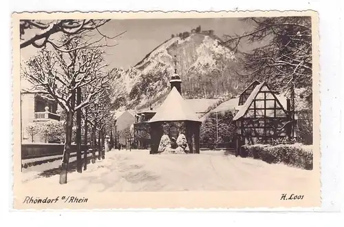 5340 BAD HONNEF - RHÖNDORF, Kapelle im Schnee