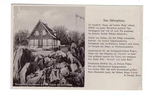 5330 KÖNIGSWINTER - ITTENBACH, Ölberghaus, Gedicht von E. Dorlaß